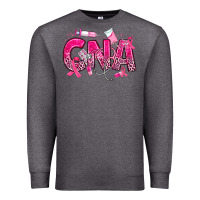 Charcoal Heather breast cancer cna certified nursing assistant Premium Sweatshirt - JahusDesignShop