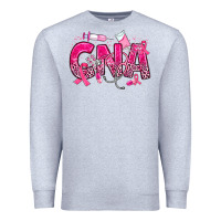 Heather Grey breast cancer cna certified nursing assistant Premium Sweatshirt - JahusDesignShop
