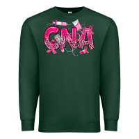 Sports Green breast cancer cna certified nursing assistant Premium Sweatshirt - JahusDesignShop