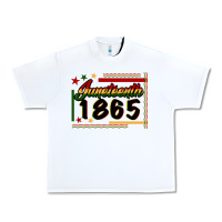White Juneteenth 1865 Urban Heavy Tee - FaDigitalArtStudio
