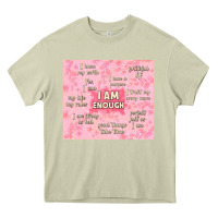 Mossy i am enough with glitter Heavy Core Tee - TumblerDesignByShophia