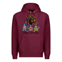 Burgundy autism awarenes Premium Hoodie - SublimationCraftShop