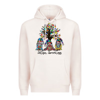 Pale Pink autism awarenes Premium Hoodie - SublimationCraftShop