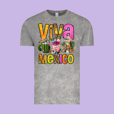 Viva Mexico Mexican Coffee Cups Vintage Tee Designed By Fadigitalartstudio