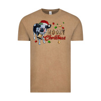 Vintage Coffee mooey christmas Vintage Tee - RanaPortraitStore