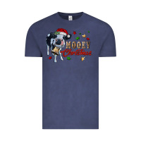 Vintage Denim mooey christmas Vintage Tee - RanaPortraitStore