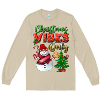 Mushroom christmas vibes only Long Sleeve Tee - BundleAndBundleShop
