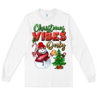 White christmas vibes only Long Sleeve Tee - BundleAndBundleShop