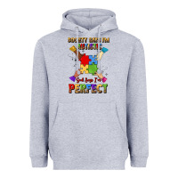 Heather Grey society says i'm autistic god says i'm perfect Heavyweight Hoodie - JahusDesignShop