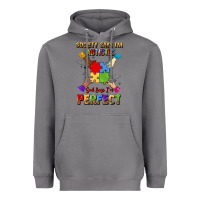 Society Says I'm Autistic God Says I'm Perfect Heavyweight Hoodie | Teevron