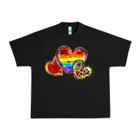 Black Pride hearts Urban Heavy Tee - FaDigitalArtStudio