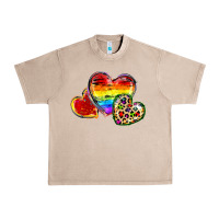 French Oak Pride hearts Urban Heavy Tee - FaDigitalArtStudio