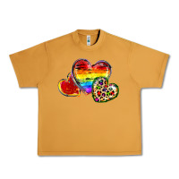 Peanut Butter Pride hearts Urban Heavy Tee - FaDigitalArtStudio