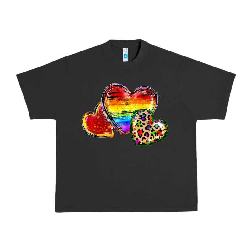 Pride Hearts Urban Heavy Tee by FaDigitalArtStudio | Teevron
