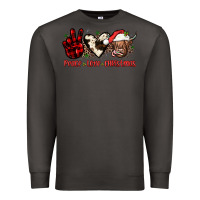 Smoke peace love christmas Premium Sweatshirt - JahusDesignShop