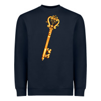 Navy love key Heavyweight Sweatshirt - AdoDesignShop