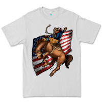 Dove Grey American Cowboy Premium Tee - Jasminsmagicworld