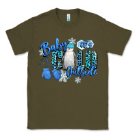 Army Green baby its cold outside Classic Tee - CowGirlArtShop