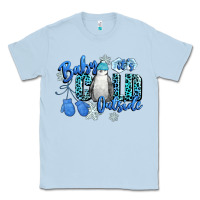 Dusty Blue baby its cold outside Classic Tee - CowGirlArtShop