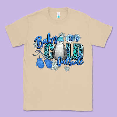 Baby Its Cold Outside Classic Tee Designed By Cowgirlartshop