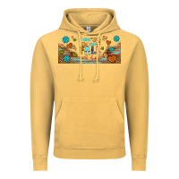 Vintage Mustard i think i love fall most of all libbey glass Vintage Hoodie - BundleAndBundleShop