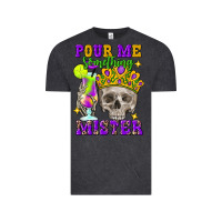 Vintage Black Skull pour me something mister Vintage Tee - FaDigitalArtStudio
