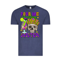 Vintage Denim Skull pour me something mister Vintage Tee - FaDigitalArtStudio