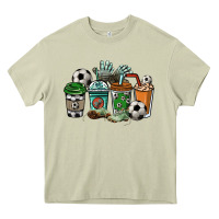 Mossy Soccer coffee cups Heavy Core Tee - HowdyJamesFarm