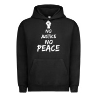 Pigment Black resist liberal Urban Hoodie - DesigneFamous