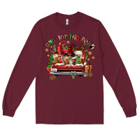 Burgundy one for the road coffee Long Sleeve Tee - FaDigitalArtStudio