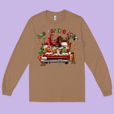 One For The Road Coffee Long Sleeve Tee Designed By Fadigitalartstudio