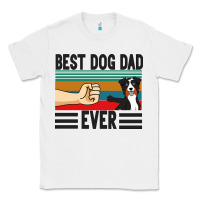 White Best Dog Dad Ever Classic Tee - Bettercallsaul