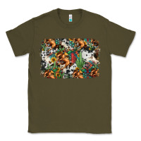 Army Green western rodeo background Classic Tee - Jasminsmagicworld