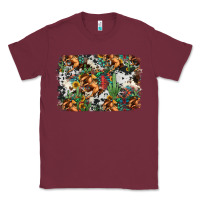 Burgundy western rodeo background Classic Tee - Jasminsmagicworld
