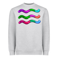 Heather Grey worm jelly Heavyweight Sweatshirt - AdoDesignShop