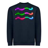 Navy worm jelly Heavyweight Sweatshirt - AdoDesignShop