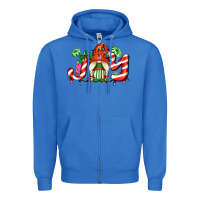 True Royal joy with gnomes and christmas cookie and candies Zipper Hoodie - AdoDesignShop