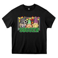 Black soccer gnomies Heavy Core Tee - HowdyJamesFarm