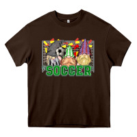 Chocolate Brown soccer gnomies Heavy Core Tee - HowdyJamesFarm