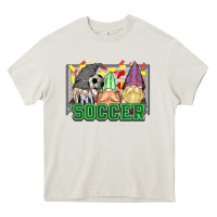 Cream soccer gnomies Heavy Core Tee - HowdyJamesFarm