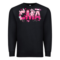 Black breast cancer cma certified medical assistant Premium Sweatshirt - JahusDesignShop