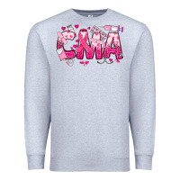 Heather Grey breast cancer cma certified medical assistant Premium Sweatshirt - JahusDesignShop