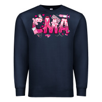 Navy breast cancer cma certified medical assistant Premium Sweatshirt - JahusDesignShop