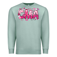 Seafoam breast cancer cma certified medical assistant Premium Sweatshirt - JahusDesignShop