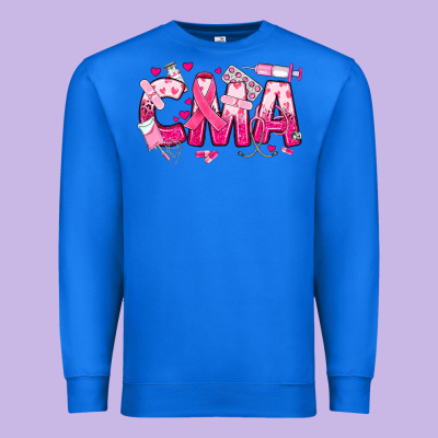 Breast Cancer Cma Certified Medical Assistant Premium Sweatshirt Designed By Jahusdesignshop