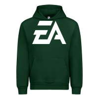 Forest Green #electronicArts EA  white Urban Hoodie - DesigneFamous