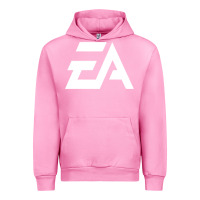 Fuchsia Pink #electronicArts EA  white Urban Hoodie - DesigneFamous