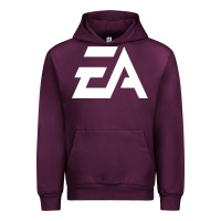 Mauve Wine #electronicArts EA  white Urban Hoodie - DesigneFamous