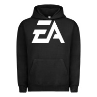 Pigment Black #electronicArts EA  white Urban Hoodie - DesigneFamous