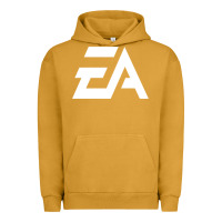 Pigment Peanut Butter #electronicArts EA  white Urban Hoodie - DesigneFamous